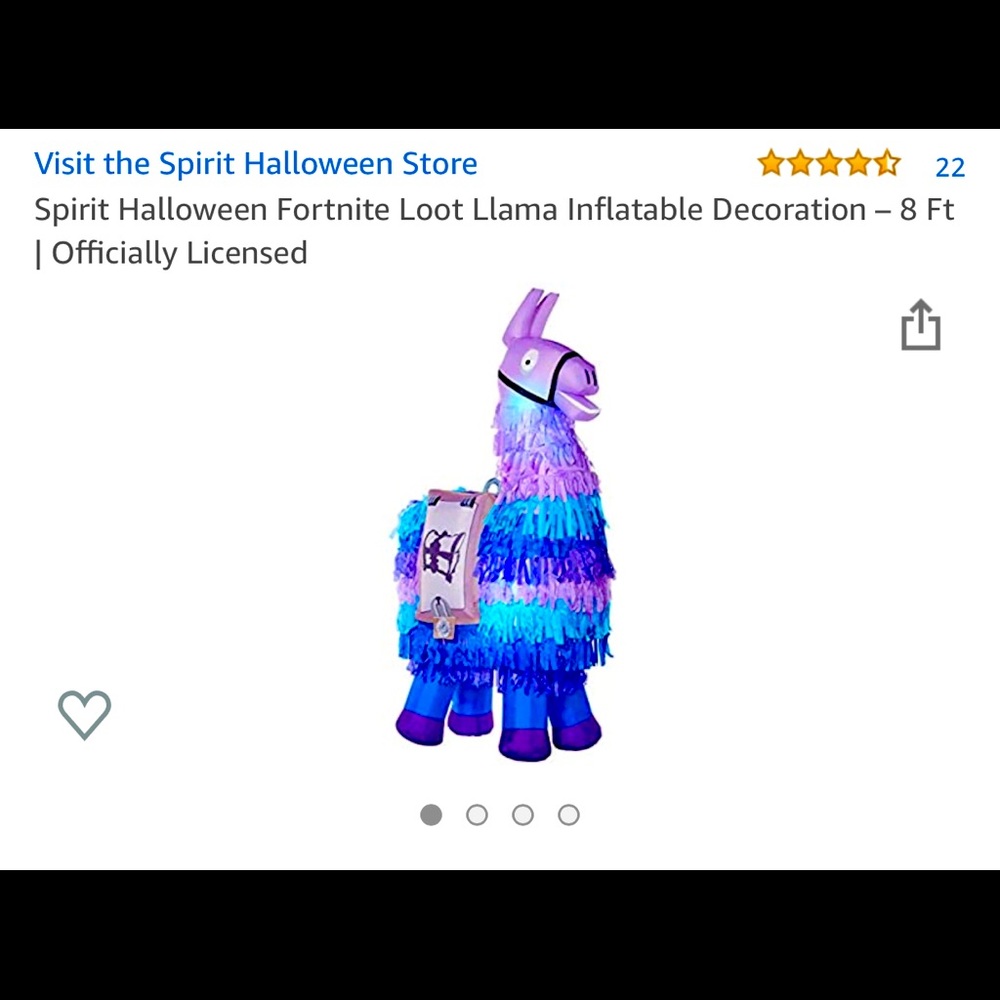 8ft Fortnite Loot Llama Inflatable